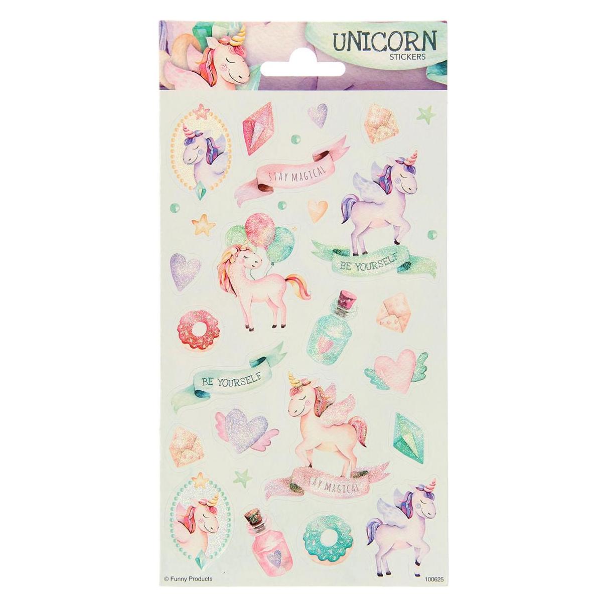 NoName Stickerblatt Twinkle - Einhörner (043.100625)