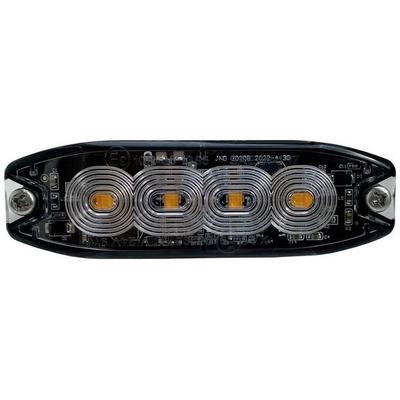 Berger & Schröter Frontblitzer / Straßenräumer LED Front- Heckblitzer orange E9 10R-06 1386, SAE W117, X A1 E9 00.1957 12 V, 24