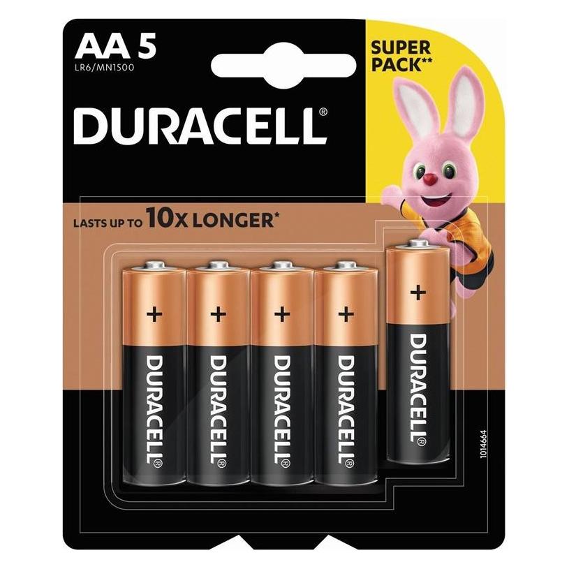 Duracell Batteries AA 5 Pce (5 Stk., AA) (DURB011)
