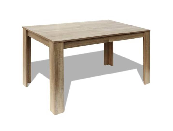 GPUTYGHN Esstisch 140x80x75 cm Eiche Massivholz Massive Eiche, robuste Konstruktion, stabile Ausführung, langlebiges Material, einfache Reinigung, zeitgenössisches Design