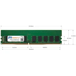PHS-memory RAM passend für Dell Precision 3630 Tower (Dell Precision 3630 Tower, 1 x 128GB), RAM Modellspezifisch