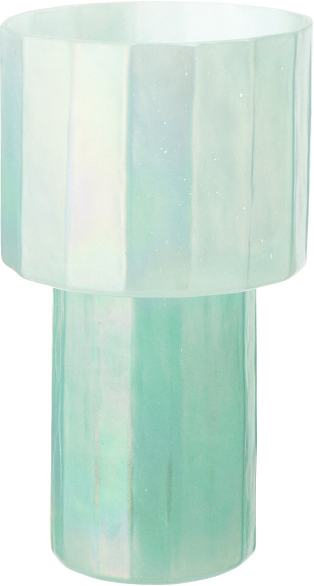 J-Line vaas Ann blauw glas