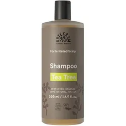 2x Urtekram, Shampoo, Teebaum Bio (Flüssiges Shampoo, 500 ml)