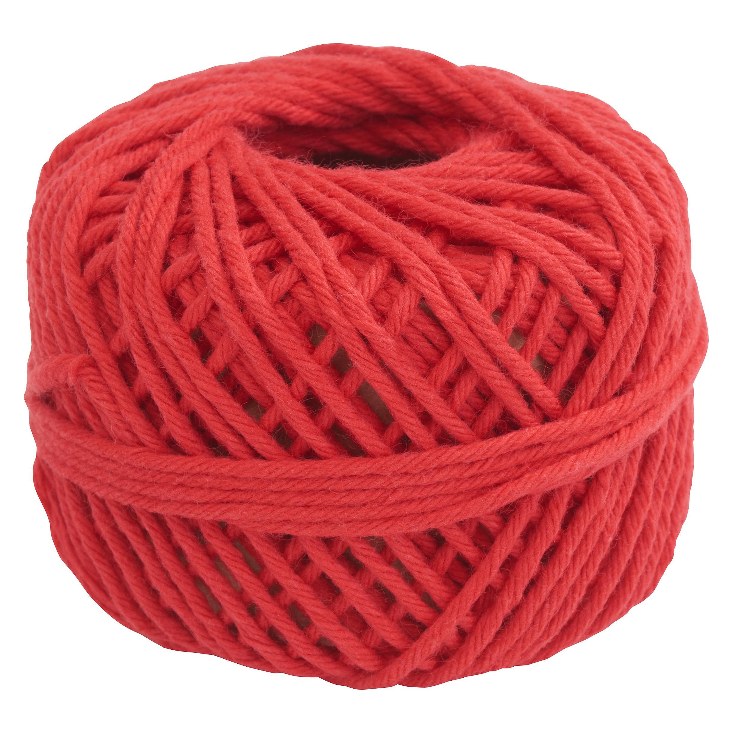 Präsent Baumwollkordel 2mmx15m Donau rot (817-609)