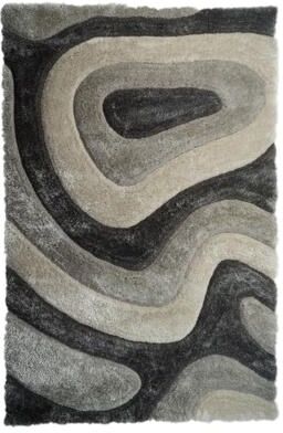 MDA Rugs Mateos Shag Abstract Designed Area Rug