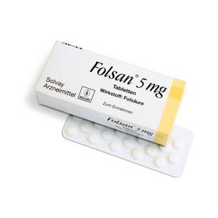 Folsan 5 mg Tabletten 50 St