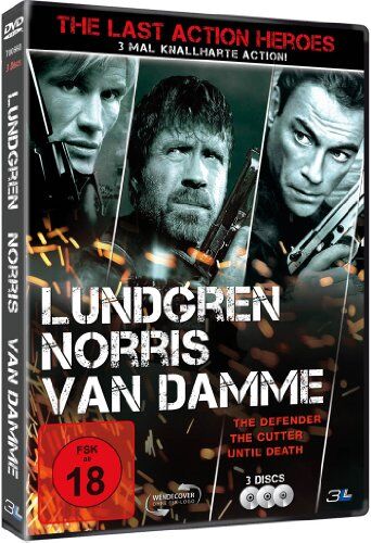 Dolph Lundgren - The Last Action Heroes (The Cutter, The Defender, Until Death) [3 DVDs] - Preis vom 12.10.2026 11:37:12 h