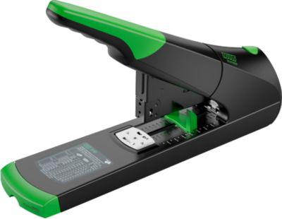 Blockheftgerät NOVUS B 56 re+new, für Klammern Typ 23/8 bis 23/24, bis zu 200 Blatt, Lademechanik, ABS, Vollmetall & Recycling-Kunststoff