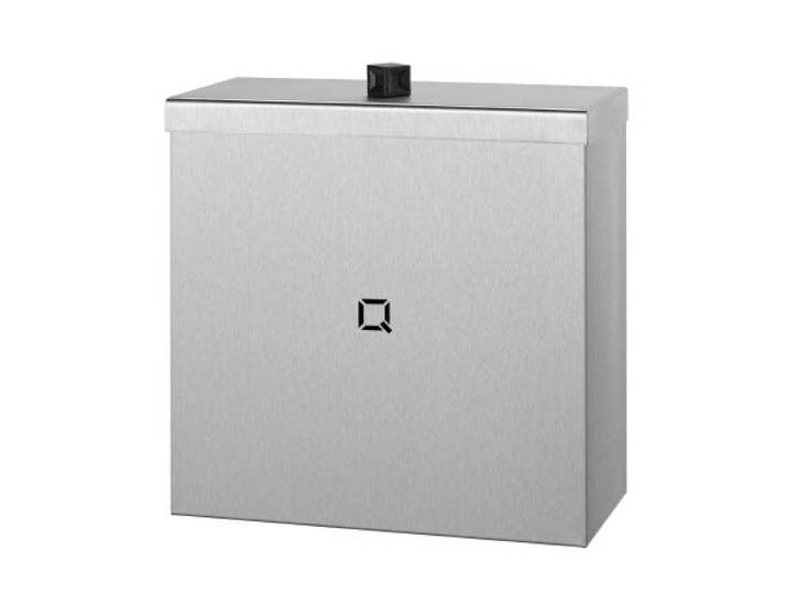 All Care 6850 Qbic-line RVS gesloten afvalcontainer, 9 liter