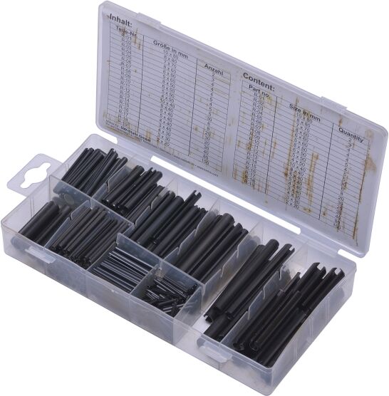 Swstahl Sortiment, Spannstift Hohlsplint/federstift-Sortiment, 450-Tlg. S8054