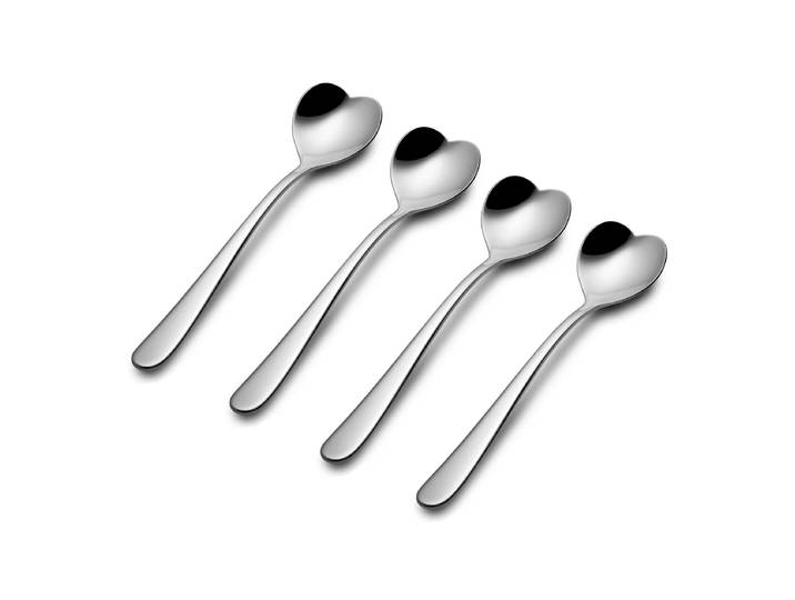 Alessi - Herz Teelöffel, Edelstahl (4er-Set)