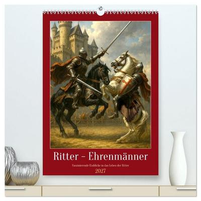 Ritter - Ehrenmänner (hochwertiger Premium Wandkalender 2027 DIN A2 hoch), Kunstdruck in Hochglanz