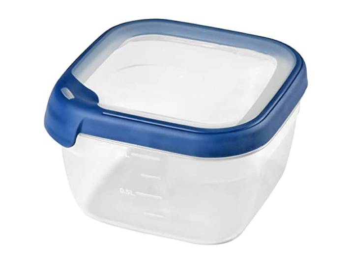 Curver Grand Chef Vershoudbak Vierkant 1.2L Transparant/Donkerblauw