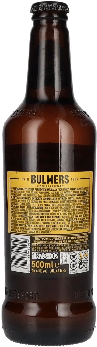 Bulmers Cider Bulmers Original English Style Cider 4,5% Vol. 0,5l