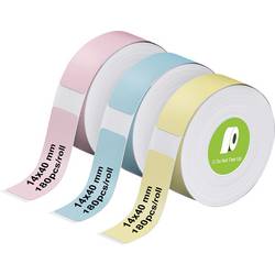 Olympia Etiketten (Rolle) 40 x 14 mm Blau, Rose, Gelb 3 St. 6314 Universal-Etiketten