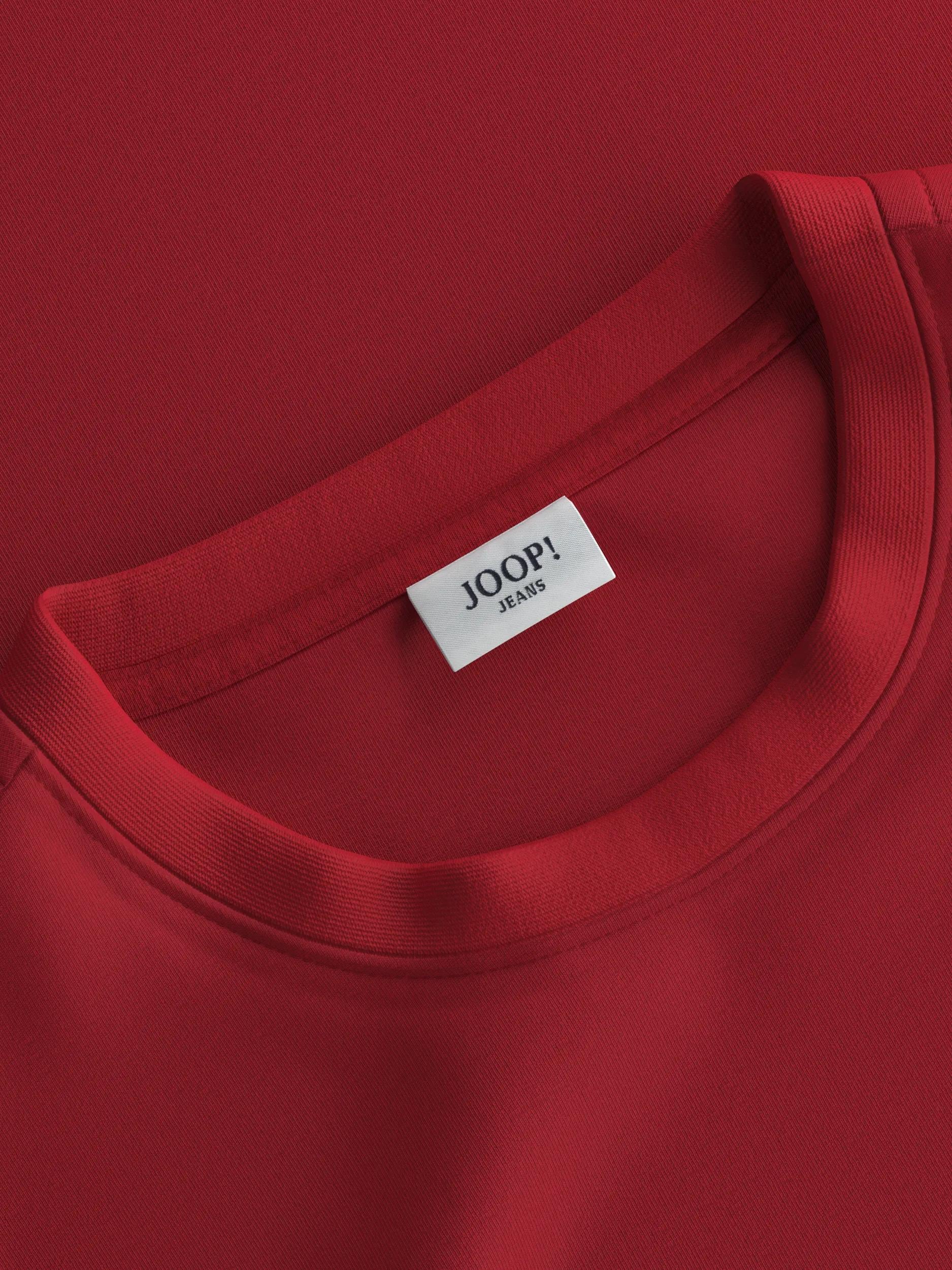 T-Shirt JOOP JEANS "Alphis", Herren, Gr. M, rot (medium rot), Single Jersey, Obermaterial: 100% Baumwolle, regular fit, Rundhals, Shirts T-Shirt medium rot M