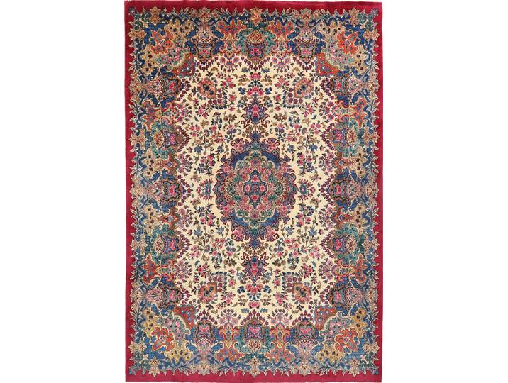 Mashad Kafi Signiert Teppich 243x362 Handgeknüpft Orientteppich Perserteppich Wolle