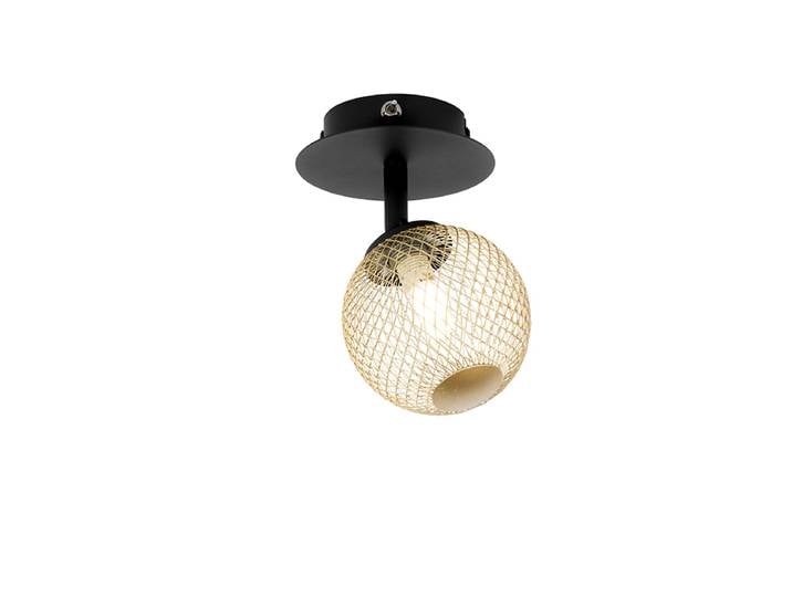 Spot noir avec or orientable - Athènes Wire