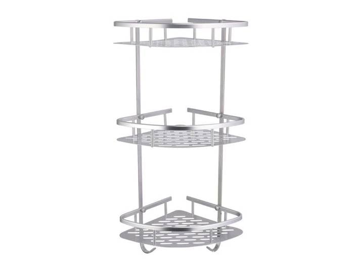 Caddie de douche mural - AKOZON - organisateur 3 couches - aluminium - 56x23x30 cm - montage mural