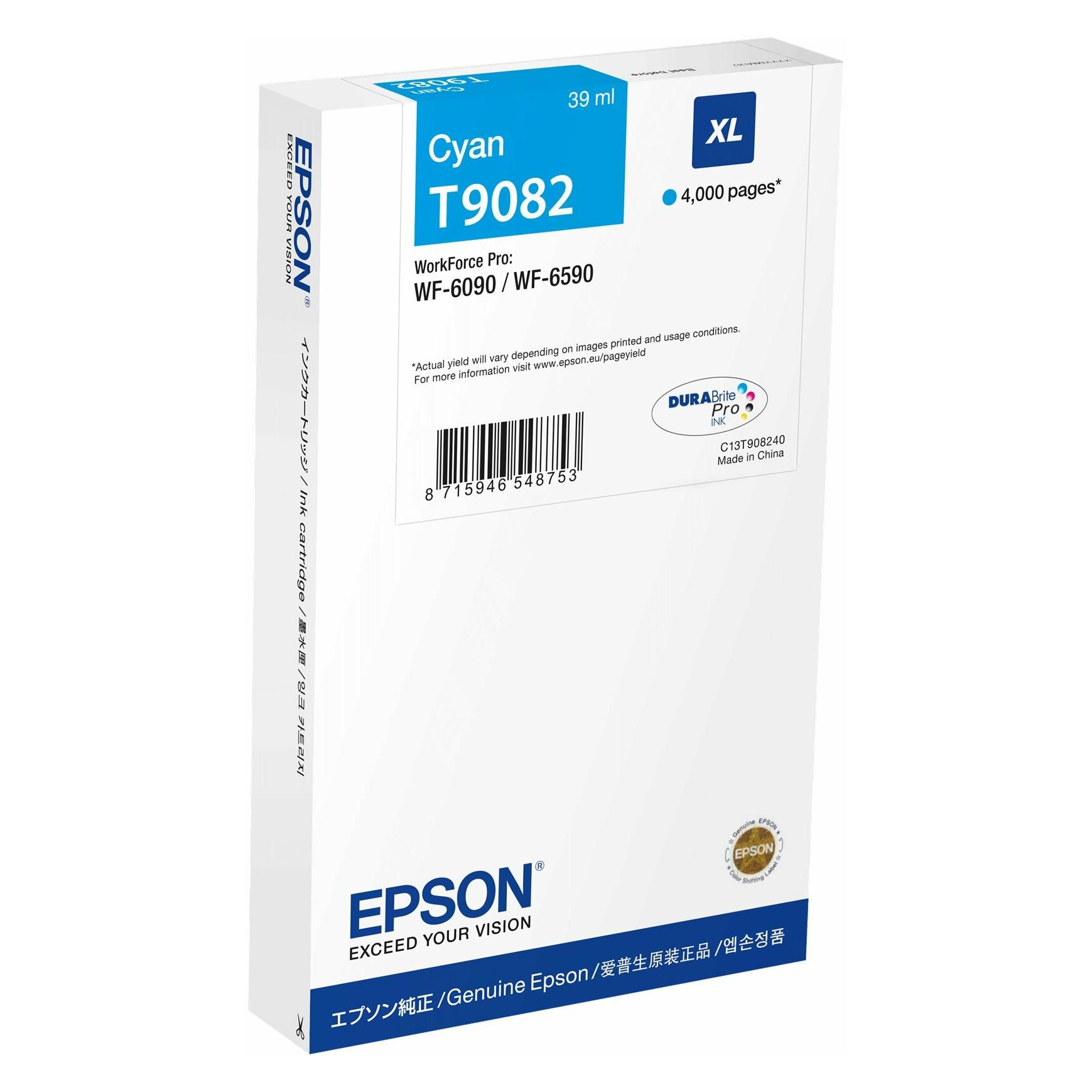 Epson Ink cyan T9082 XL (C) (C13T90824N)