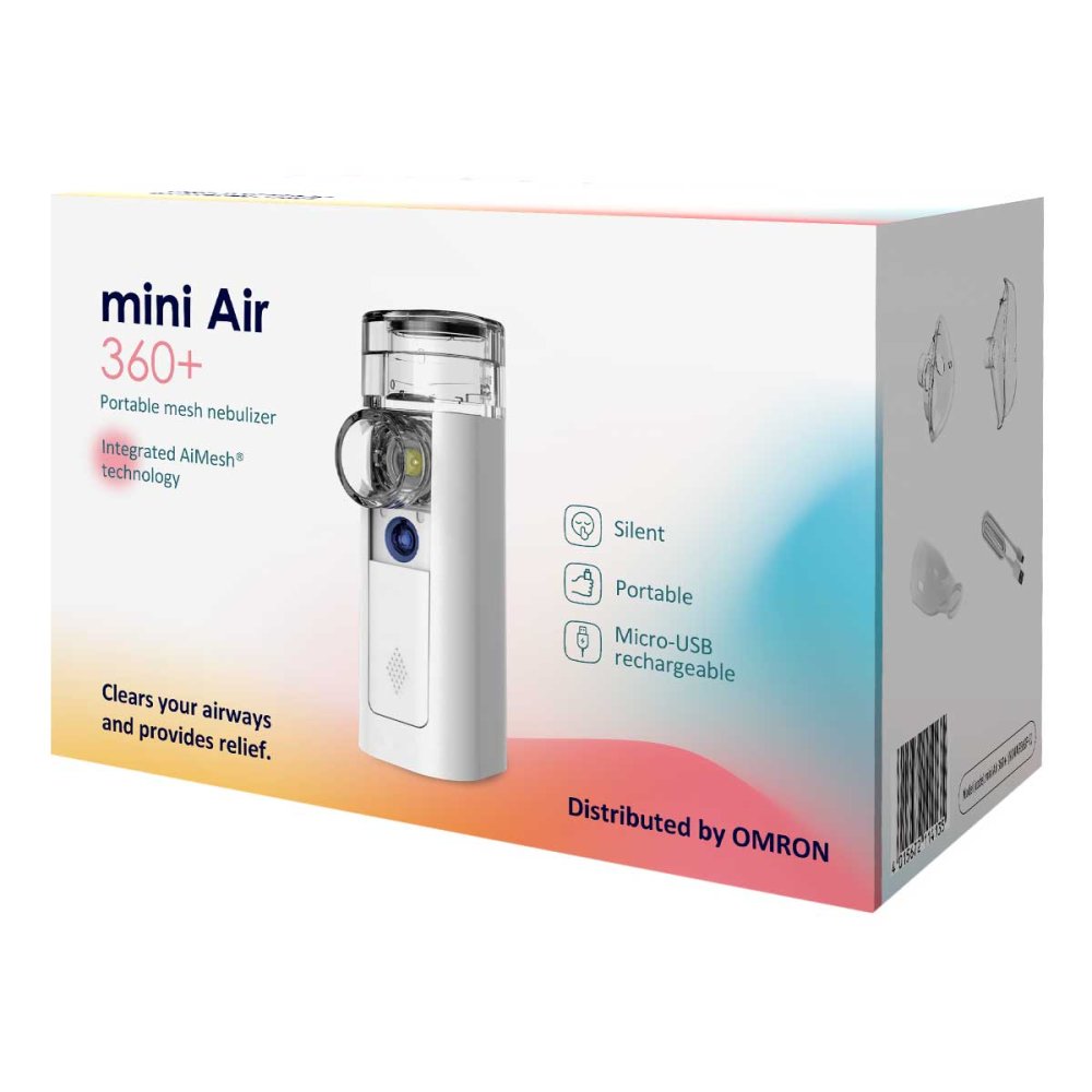 HERMES Arzneimittel GmbH Omron Mini Air 360 + Mesh Nebulizer tragbar 19196655