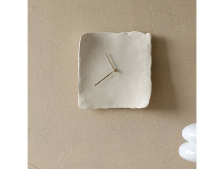 Horloge murale rétro froissée, Niche médiévale, Simple, Style scandinave Wabi-Sabi, décoration créative pour la maison