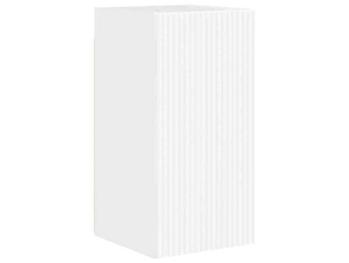 NEUF Armoires TV - Blanc - Meuble TV mural - 2 pcs - pour maison - Blanc Brillant 30x31x60 cm TT2043