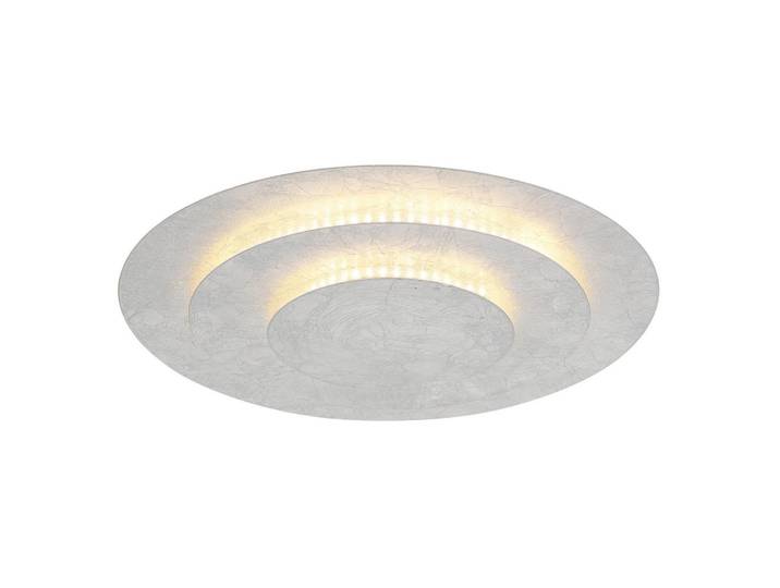 Globo Led-Deckenleuchte, Silberfarben, Metall, rund, 7 cm, CE, Lampen & Leuchten, Innenbeleuchtung, Deckenlampe, Deckenlampen