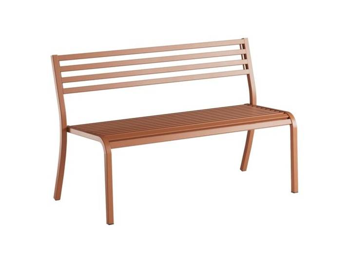 emu Segno Gartenbank 128cm Stahl Rot