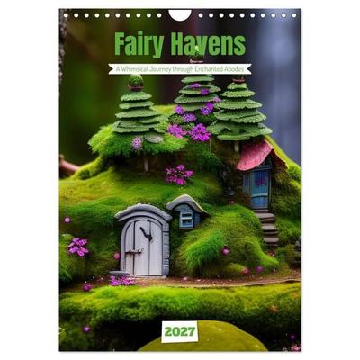 Tiny Fairy Havens (Wall Calendar 2027 DIN A4 portrait), CALVENDO 12 Month Wall Calendar