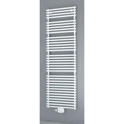 BEMM Badheizkörper Cobo 1 BC1-H1036x052x0601, Mittelgrau, 4 Bauhöhen, 2-4 Handtuchaufnahmen, DN15 Anschlüsse, pulverbeschichtet