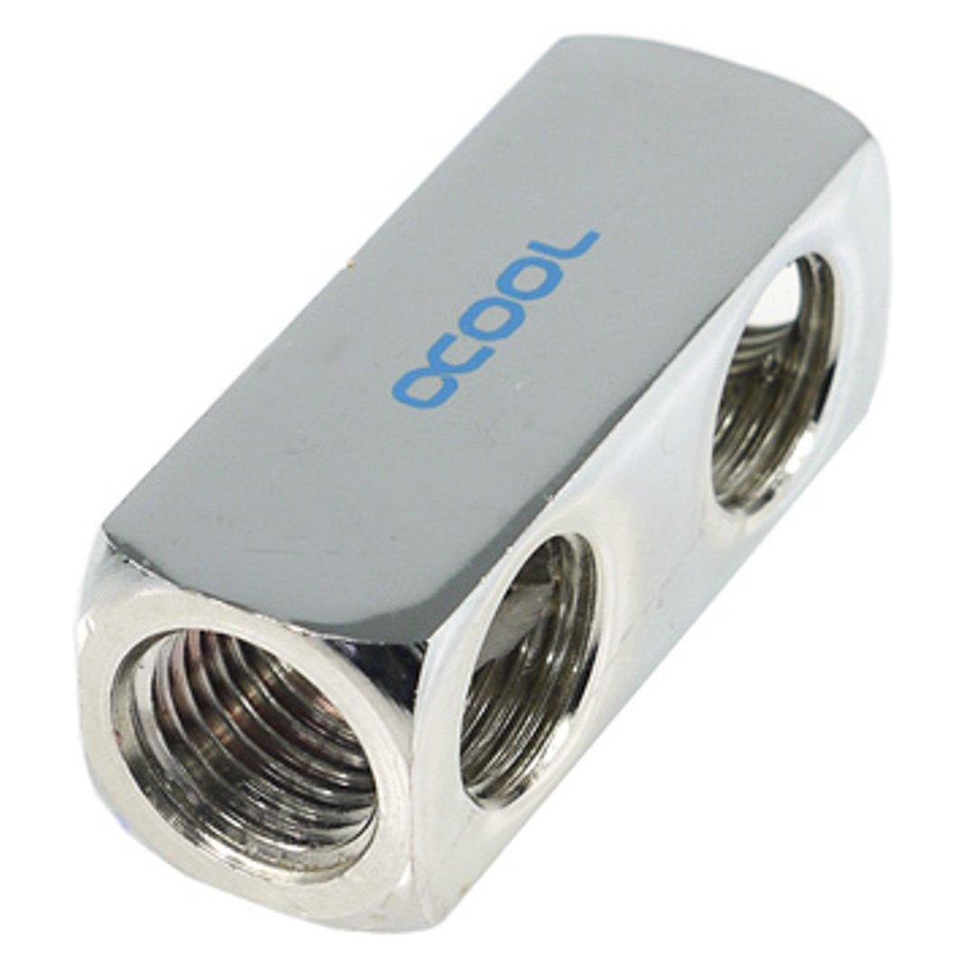Alphacool HF Anschlussterminal 5-Fach G1/4 IG Chrome (17026)