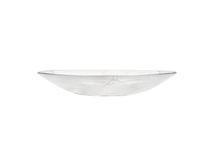 Kosta Boda Plat Contrast 380 mm Blanc-blanc