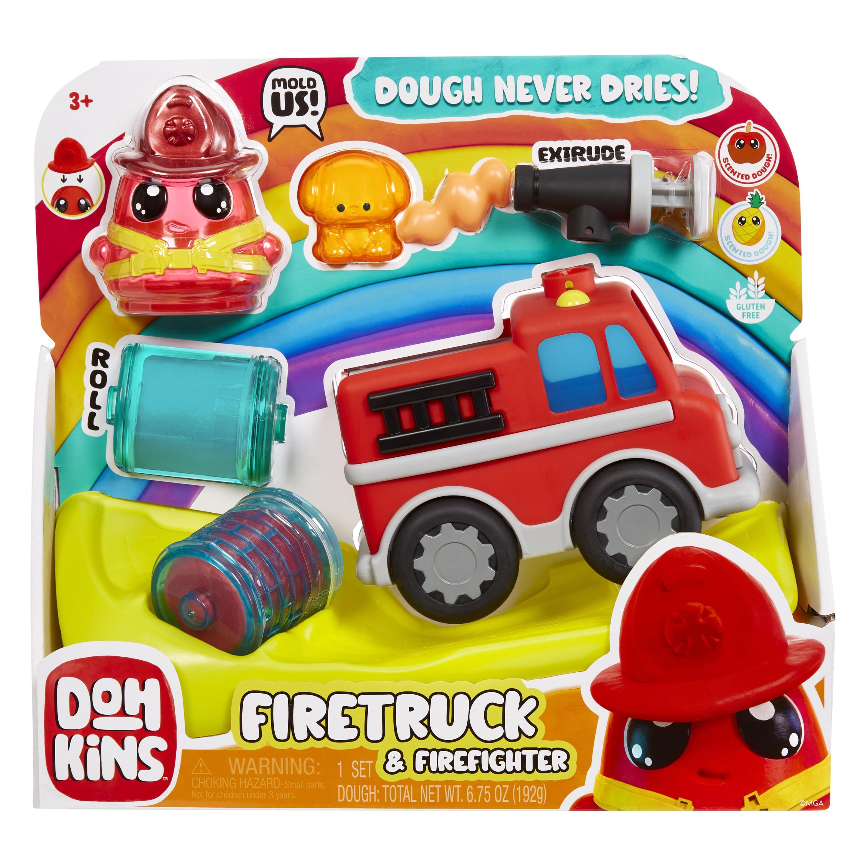 MGA DohKins Firetruck & Firefighter (123064-EUC)