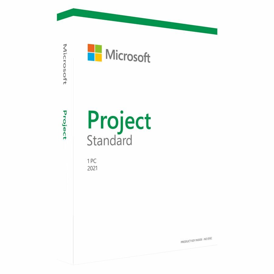 Microsoft Project Standard 2021, Projektmanagement, Englisch, 1 Lizenz(en), Windows 11, Windows 10, Windows Server 2019, 2-core, 2048 MB