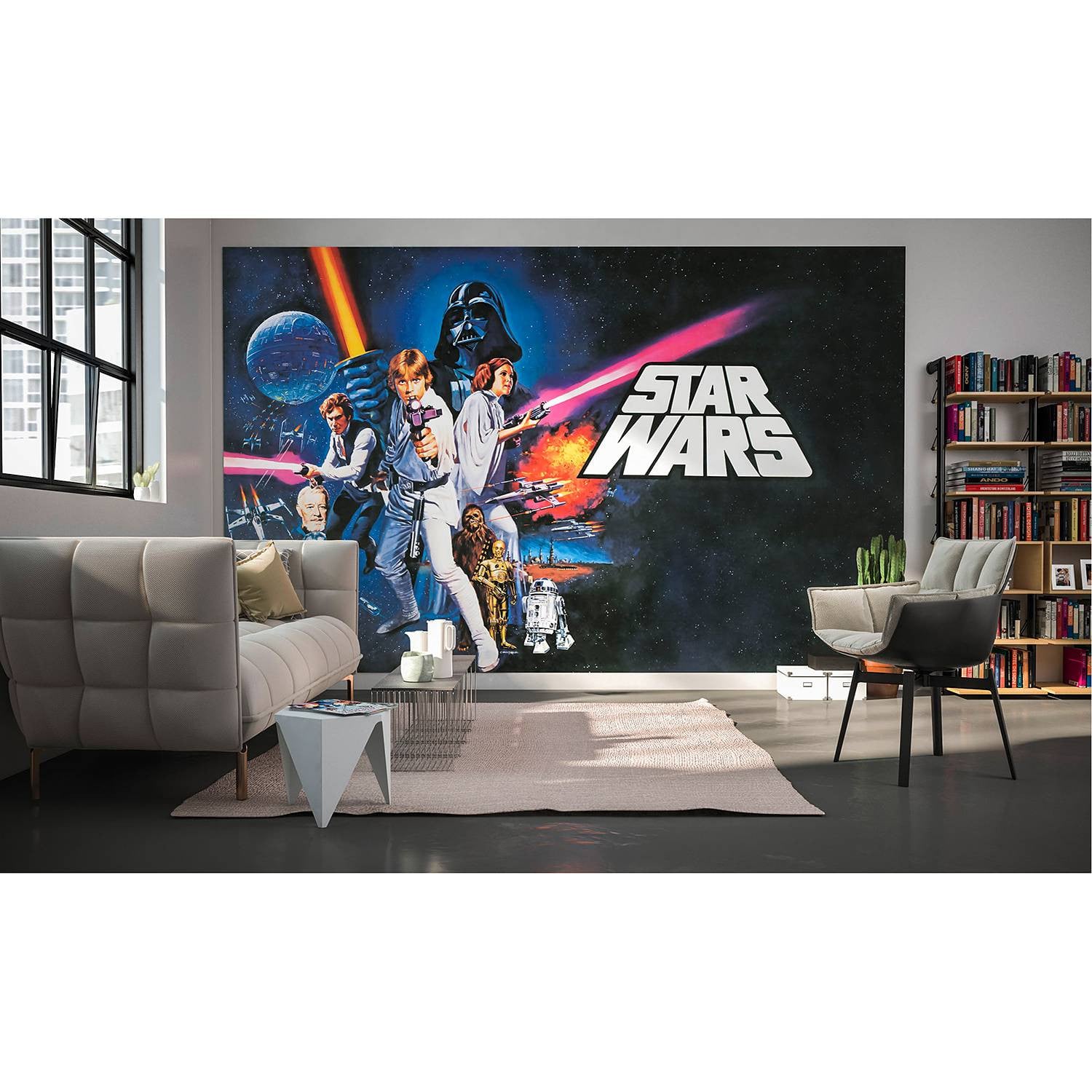 home24 Fotobehang Star Wars Poster Classic 1 Breedte: 400 cm