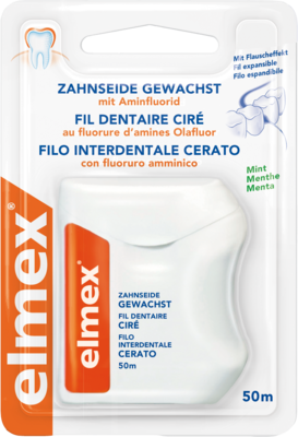 CP GABA GmbH ELMEX Zahnseide gewachst mit Aminfluorid 50 m 04123484