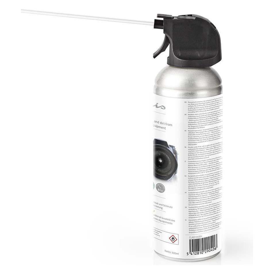 Nedis Komprimiert Luftspray für Camara/Videokamara 405 (CLAD100BK)