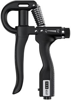 Smart Shopping Spot Adjustable Hand Gripper Grip Strength Trainer For Forearm, Finger & Wrist Fitness black
