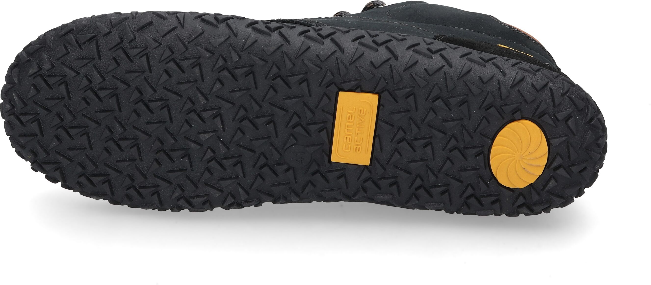 Schnürboots CAMEL ACTIVE, Herren, Gr. 47, Textil, schwarz, Leder, Schuhe Schnürboots, Barfussschuh, Sneaker mit flacher Laufsohle schwarz 47, Textil