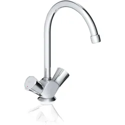 Grohe, Küchenarmatur, Küchenarmatur mit Zweigriff GROHE Costa chrom glänzend 31831001