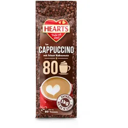 HEARTS Cappuccino mit feiner Kakaonote 1kg