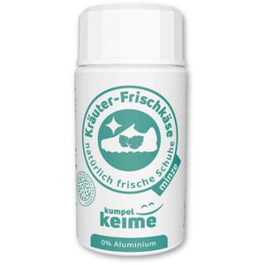 Kumpelkeime Schuhdeo Kräuter-Frischkäse, mit Minzduft, ohne Aluminium, Puder 68g