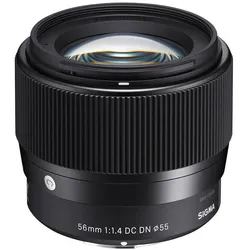 Sigma 56mm f/1.4 DC DN C, Canon EF-M (Canon EF-M, APS-C / DX), Objektiv, Schwarz