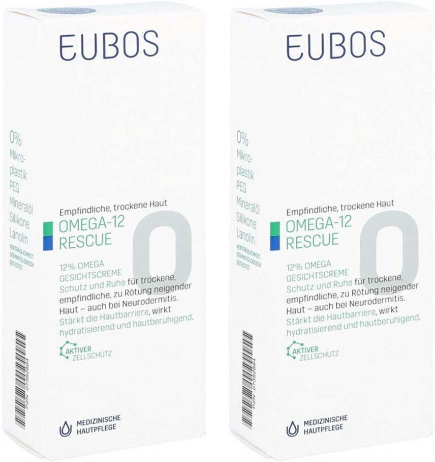 Eubos Empfindl. Haut Omega 3-6-9 Gesichtscreme 2x50ml