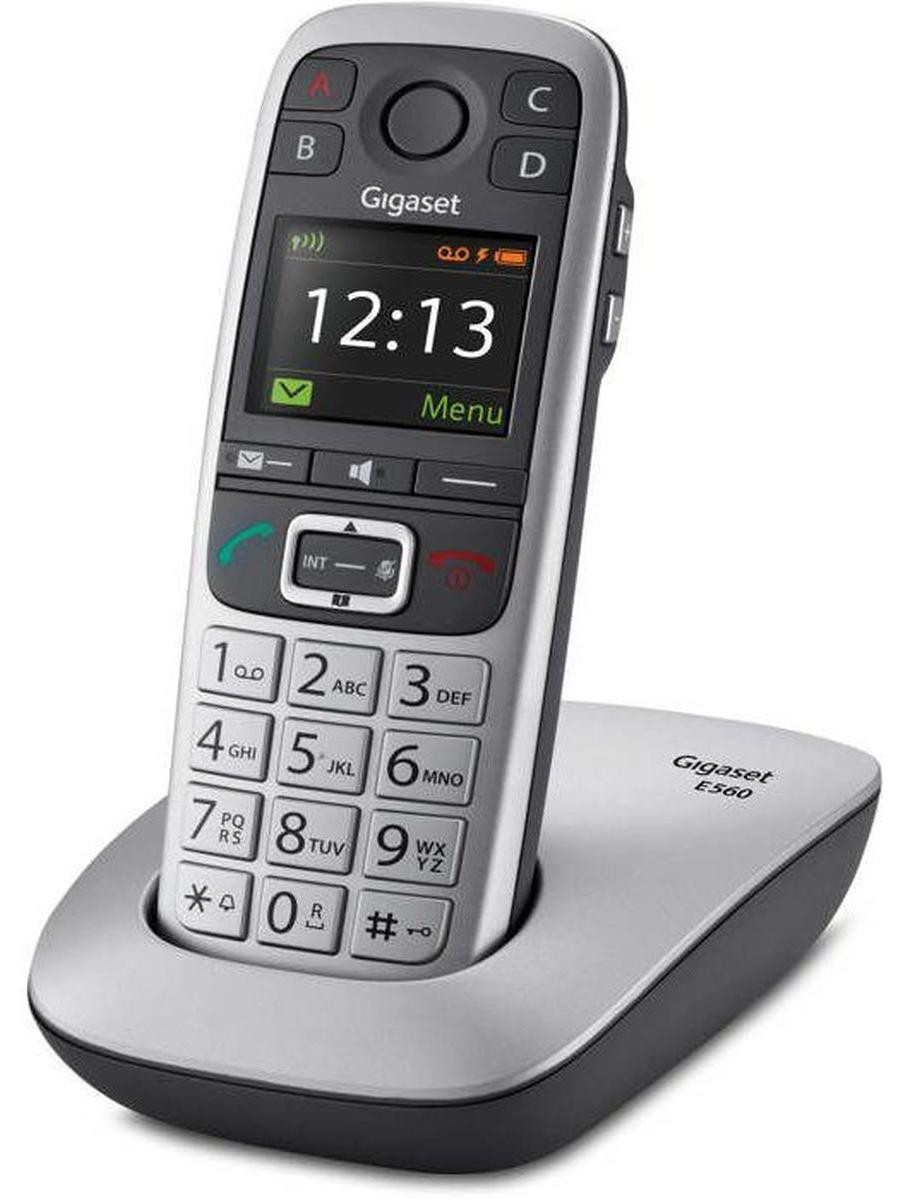 Gigaset COMFORT 550HX Draadloze DECT-telefoon met headset en luidsprekerfunctie, Zwart