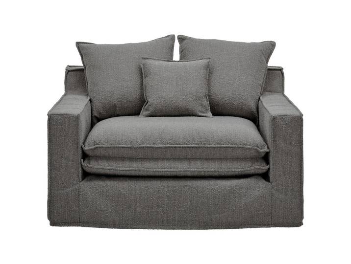 Livetastic Sessel, Grau, Kunststoff, Füllung: Polyester, Federn, 129x92x105 cm, Wohnzimmer, Sessel, Sonstige Sessel