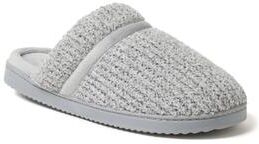 Women's Serena Marled Chenille Scuff Slipper by Dearfoams in Sleet (Size S M)