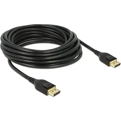 Delock DisplayPort — DisplayPort (5 m), Videokabel, Schwarz