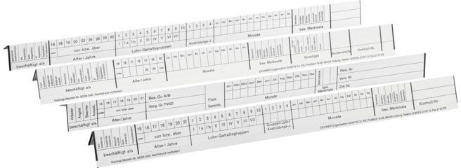 Bandes de planification et de rendez-vous Eichner pour classeur personnel (9036-00040)